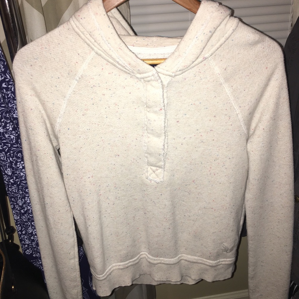 Thick American Eagle Hooded Sweater